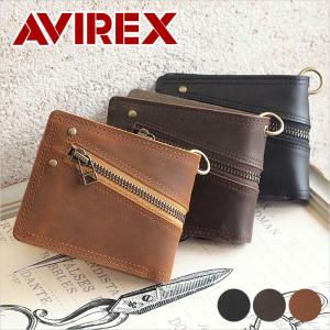 アビレックス アヴィレックス AVIREX 二つ折り財布 2つ折財布 財布 サイフ メンズ SLIFT スリフト AVX1703