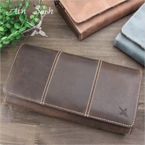 Ain Soph（アインソフ） 長財布 財布 サイフ レディース Hard Pull-up