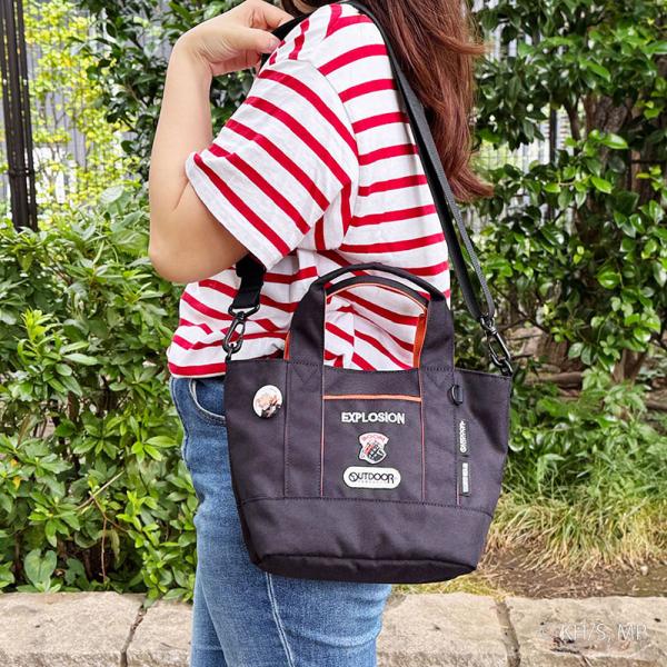 僕のヒーローアカデミア×OUTDOOR PRODUCTS 缶バッチ付き 2wayショルダーODHA0...