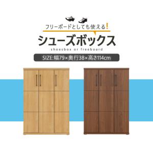 靴箱 シューズボックス フリーボード 可動棚 ...の詳細画像1