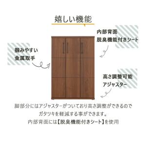 靴箱 シューズボックス フリーボード 可動棚 ...の詳細画像3
