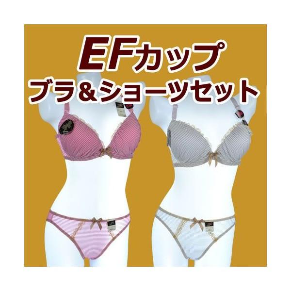 EカップFカップ　　ブラジャー　ショーツ　セット　ブラ＆ショーツセット　libbam052　a