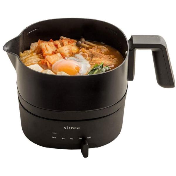 シロカ おりょうりケトル ちょいなべ [丸洗い可/温度調整機能/容量1L/電気ケトル] SK-M15...