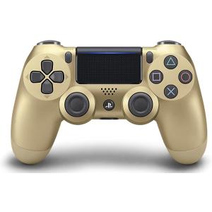 【SONY純正】ワイヤレスコントローラー 　「DUALSHOCK 4」　ゴールド (CUH-ZCT2J14)