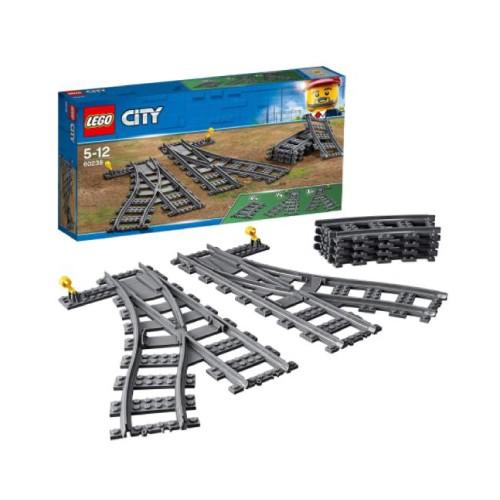 レゴ(LEGO) シティ 交差付きレールセット 60238 おもちゃ 電車