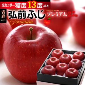 プレミアム 早生ふじりんご 弘前ふじ (約2.7kg) 青森産 早生ふじ 糖度13度以上 特選 贈答用 大玉 りんご リンゴ 林檎 apple ringo フルーツ 果物 りんご 爆買