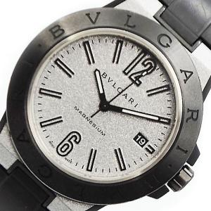 ブルガリ BVLGARI ディアゴノ マグネシウム DG41SMC シルバー 腕時計 メンズ 中古