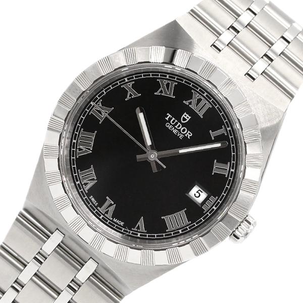 チューダー/チュードル TUDOR ロイヤル 28500 ブラック SS 腕時計 メンズ 中古