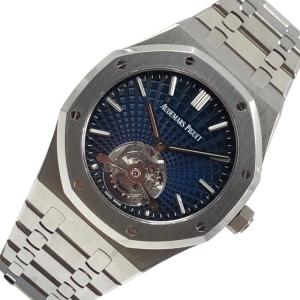 オーデマ・ピゲ AUDEMARS PIGUET ロイヤルオーク トゥールビヨン エクストラシン 26522TI.OO.1220.TI.01 ブルー TI 腕時計 メンズ 中古｜ookura7815