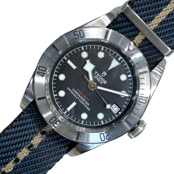 チューダー/チュードル TUDOR ヘリテージ ブラックベイ 79730 シルバー 腕時計 メンズ ...