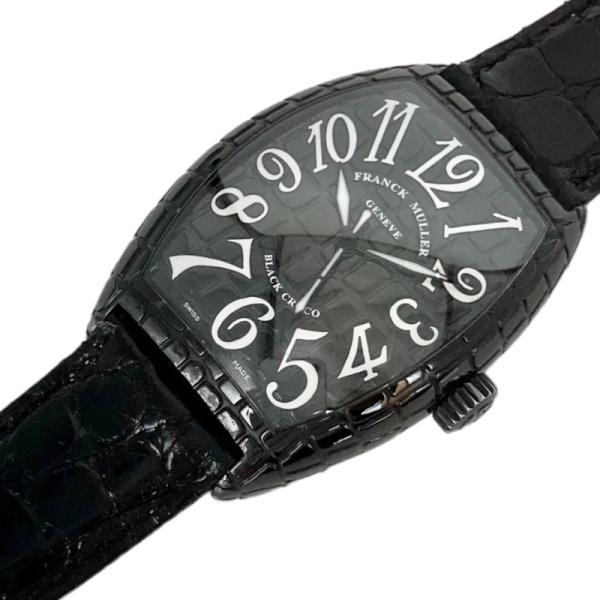 フランク・ミュラー FRANCK MULLER トノウカーベックス ブラッククロコ 7880SCBL...