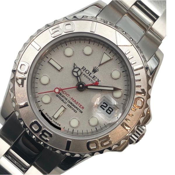 ロレックス ROLEX ヨットマスター ロレジウム 169622 V番 シルバー ステンレススチール...