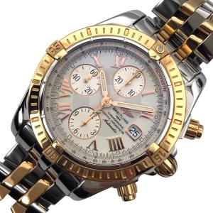 ブライトリング BREITLING クロノマット　エヴォリューション C13356 ゴールド×ホワイ...