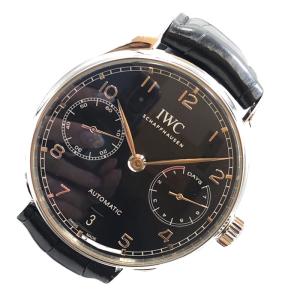 IWC SCHAFFHAUSEN IW500109 ポルトギーゼ 7デイズ 自動巻き メンズ  