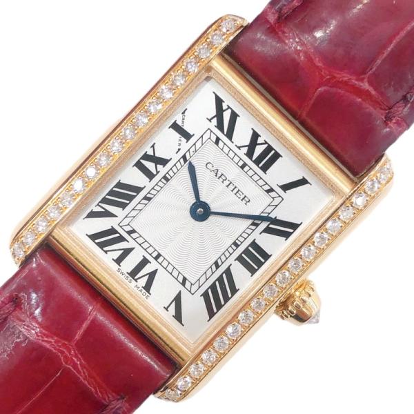 カルティエ Cartier タンクルイカルティエSM WJTA0010 ｋ18PG 腕時計 レディー...