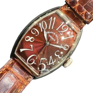 フランク・ミュラー FRANCK MULLER トノウカーベックス センターセコンド ミレニアムモデル 5850SC K18ホワイトゴールド 腕時計 中古｜ookura7815