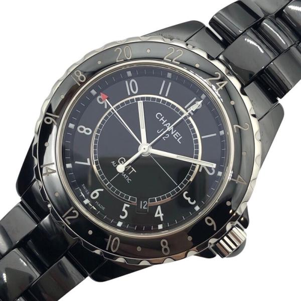 シャネル CHANEL J12 GMT H2012 セラミック 腕時計 メンズ 中古