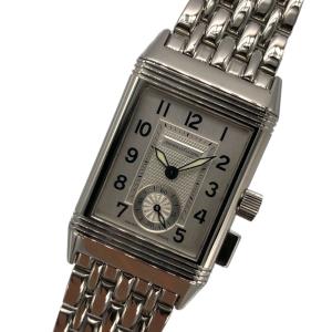 ジャガー・ルクルト JAEGER-LE COULTRE レベルソメモリー 255.8.22 ホワイト SS 腕時計 レディース 中古｜ookura7815