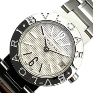ブルガリ BVLGARI ブルガリブルガリ BB23S ホワイト ステンレススチール 腕時計 レディ...