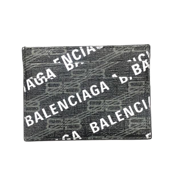 バレンシアガ キャッシュカードホルダー 594309 キャンバス カードケース メンズ 中古 BAL...