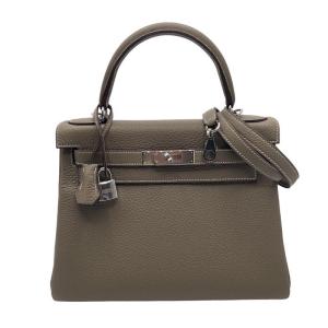 エルメス HERMES ケリー32 内縫い □H刻 ブラック SV金具 トゴ レディース ショルダーバッグ エルメス HERMES ケリー32 内縫い □H刻 ブラック SV金具 トゴ