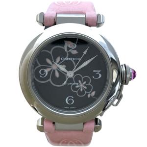 中古 カルティエ CARTIER WSBB0068 ピンク レディース 腕時計 カルティエ Cartier バロンブルー ドゥ カルティエ WSBB0068 ピンク SS