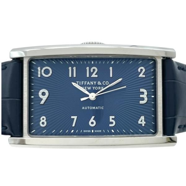 ティファニー TIFFANY＆CO イーストウエスト 36813946 ネイビー  SS 腕時計 メ...