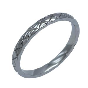 シャネル CHANEL ココクラッシュリングスモール プラチナ Pt950 ジュエリー 中古