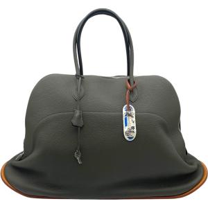 エルメス HERMES ボリードスケート65 B刻印 ヴェールグリス シルバー金具 トゴ ショルダーバッグ メンズ 中古