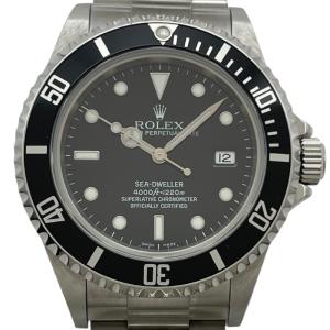 ロレックス ROLEX シードゥエラー 16600 ブラック SS 腕時計 メンズ 中古