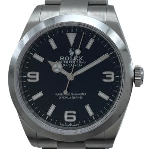 ロレックス ROLEX エクスプローラ―1 224270 ブラック ステンレススチール 腕時計 メンズ 中古
