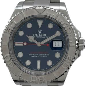 ロレックス ROLEX ヨットマスター 126622 ブルー Pt/SS 腕時計 メンズ 中古