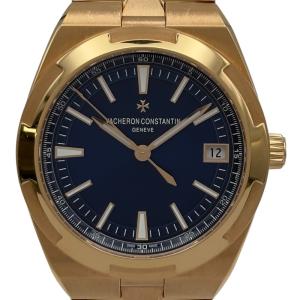 ヴァシュロン・コンスタンタン VACHERON CONSTANTIN オーヴァーシーズ 4500V/110R-B705 ブルー ゴールド 腕時計 メンズ 中古