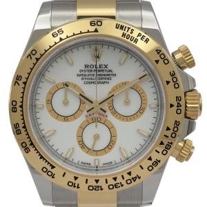 ロレックス ROLEX デイトナ 126503 ホワイト ゴールド/ステンレススチール 腕時計 メンズ 中古