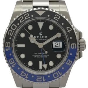 ロレックス ROLEX GMTマスター2 126710BLNR ブラック ステンレススチール 腕時計 メンズ 中古