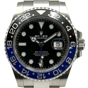 ロレックス ROLEX GMTマスター2 126710BLNR ブラック ステンレススチール 腕時計 メンズ 中古
