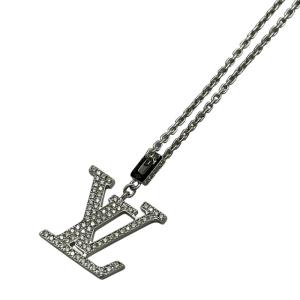 ルイ・ヴィトン LOUIS VUITTON パンダンティフLVネックレス ホワイトゴールド Au750/ダダイヤモンド ジュエリー 中古