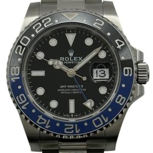 ロレックス ROLEX GMTマスター2 126710BLNR ブラック ステンレススチール 腕時計 メンズ 中古