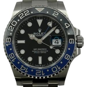 ロレックス ROLEX GMTマスター2 126710BLNR ブラック ステンレススチール 腕時計 メンズ 中古