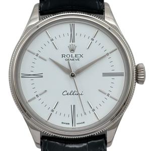 ロレックス ROLEX チェリー二 タイム 50509 ホワイト ホワイトゴールド 腕時計 メンズ 中古