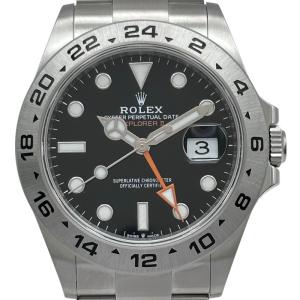 ロレックス ROLEX エクスプローラー2 226570 ブラック ステンレススチール 腕時計 メンズ 中古