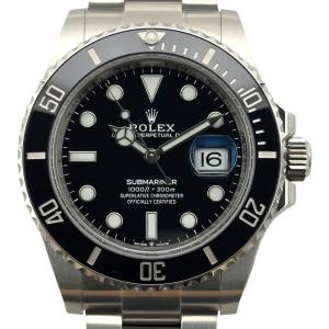 ロレックス ROLEX サブマリーナ 126610LN ブラック ステンレススチール 腕時計 メンズ 中古