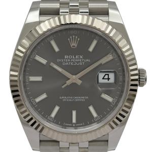 ロレックス ROLEX デイトジャスト41 126334 スレート ホワイトゴールド/ステンレススチール 腕時計 メンズ 中古