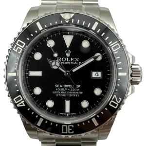 ロレックス ROLEX シードゥエラー 116600 ブラック ステンレススチール 腕時計 メンズ 中古