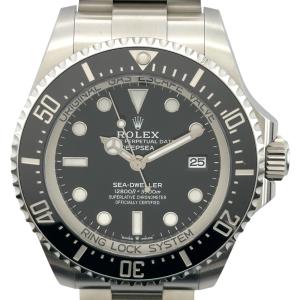 ロレックス ROLEX ディープシー 136660 ブラック ステンレススチール 腕時計 メンズ 中古