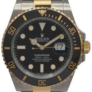 ロレックス ROLEX サブマリーナ 126613LN ブラック ゴールド/ステンレススチール 腕時計 メンズ 中古