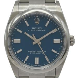 ロレックス ROLEX オイスターパーペチュアル36 126000 メッドブルー ステンレススチール 腕時計 メンズ 中古