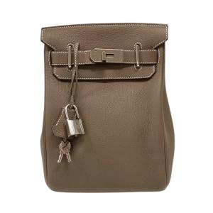 エルメス HERMES ケリーアッカドPM K刻 エトゥープ シルバー金具 トゴ ボディバッグ ユニセックス 中古