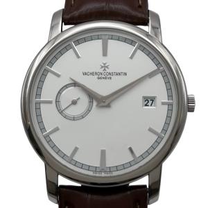 ヴァシュロン・コンスタンタン VACHERON CONSTANTIN パトリモニートラディショナル 87172/000G-9301 シルバー K18WG 腕時計 メンズ 中古