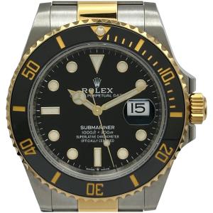 ロレックス ROLEX サブマリーナ 126613LN ブラック ゴールド/ステンレススチール 腕時計 メンズ 中古